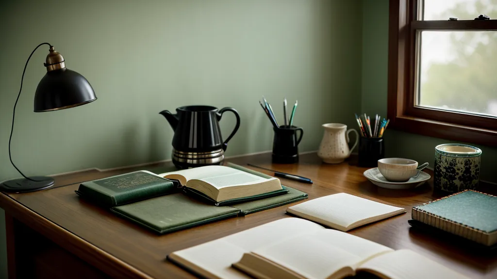Taza de café junto a una tableta que muestra un curso de liderazgo en un ambiente tranquilo.